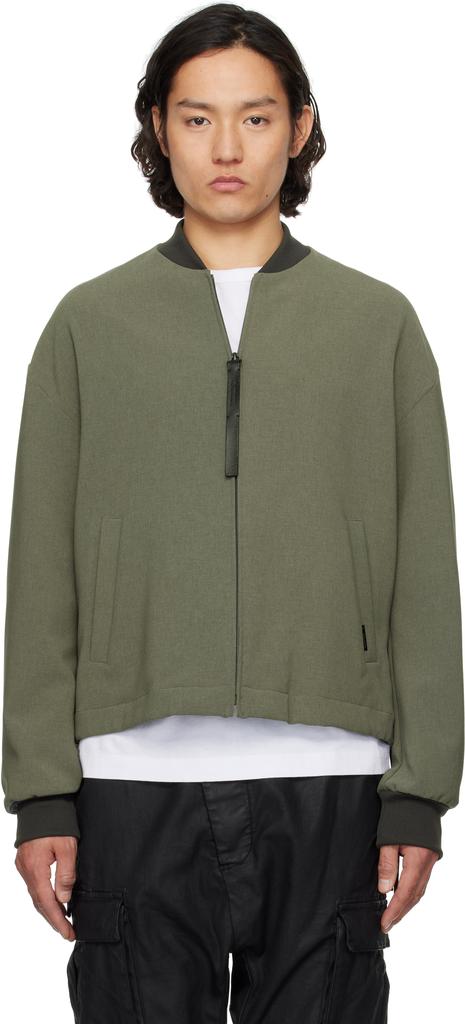 n.hoolywood Khaki Blouson Bomber Jacket