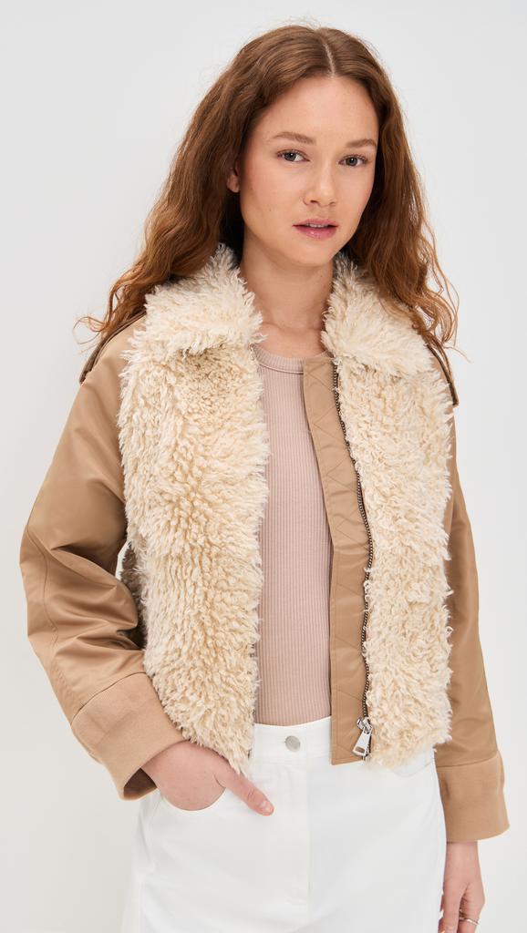 Essentiel Heldin Faux Fur Jacket