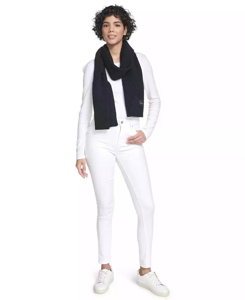 Calvin Klein Modern Bias Rib Scarf 5