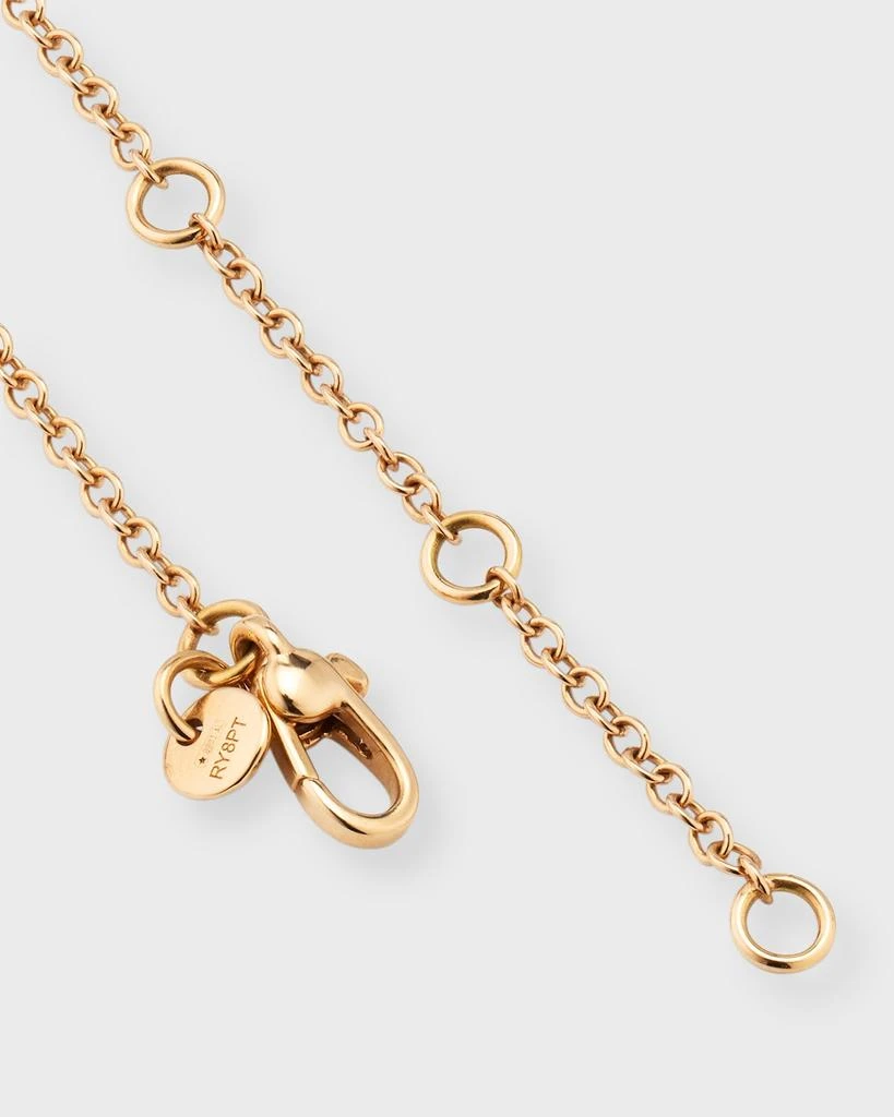 Pomellato Nudo Classic 18K Rose Gold Necklace with Prasiolite and White Diamonds 4