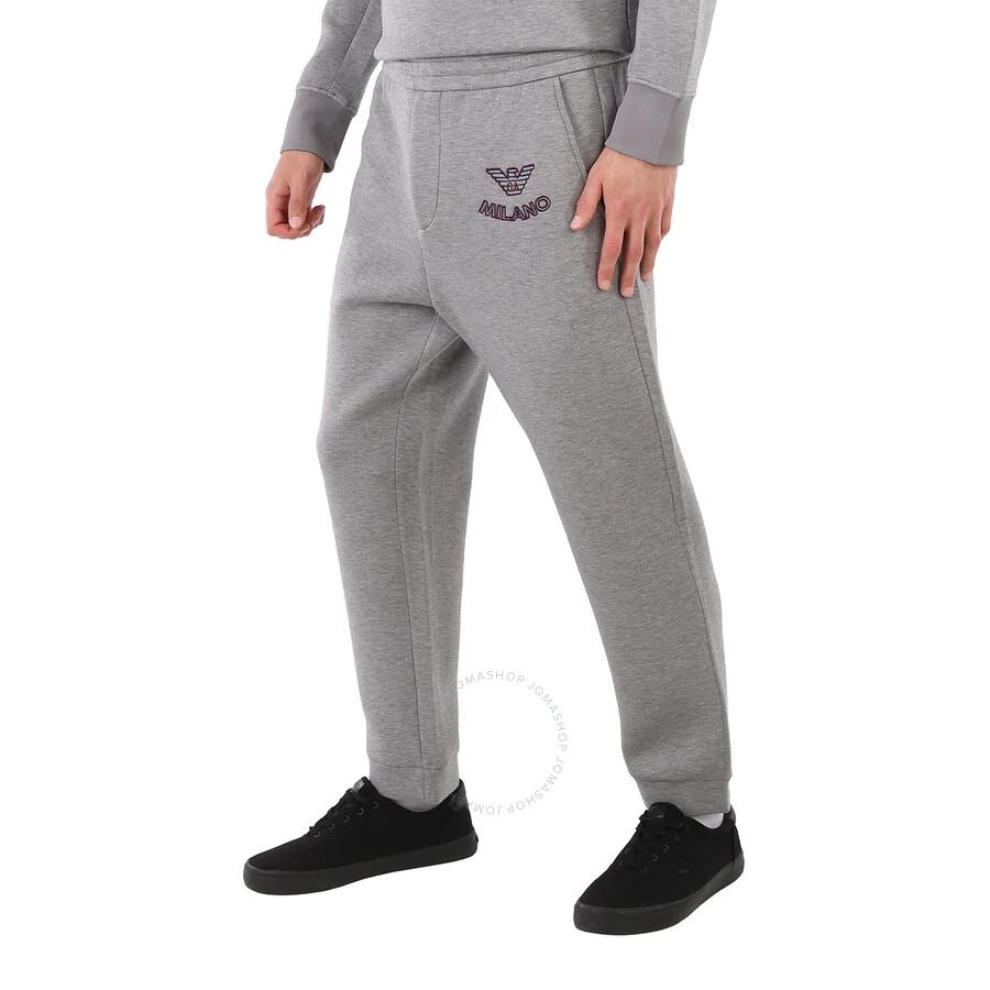 Emporio Armani Cornely Logo Embroidery Scuba-Fabric Joggers 3