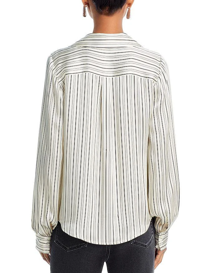 PAIGE Capriana Striped Silk Shirt 3