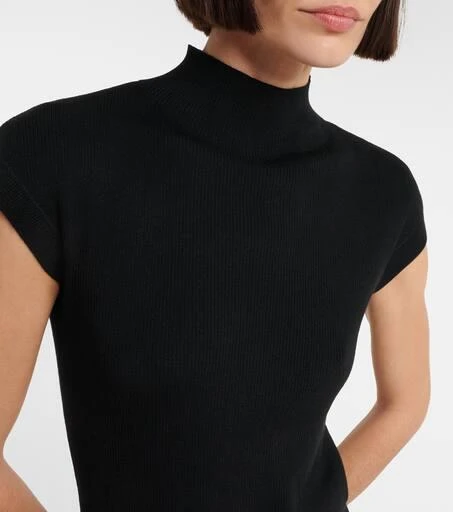 Jardin des Orangers Ribbed-knit high-neck wool top 4