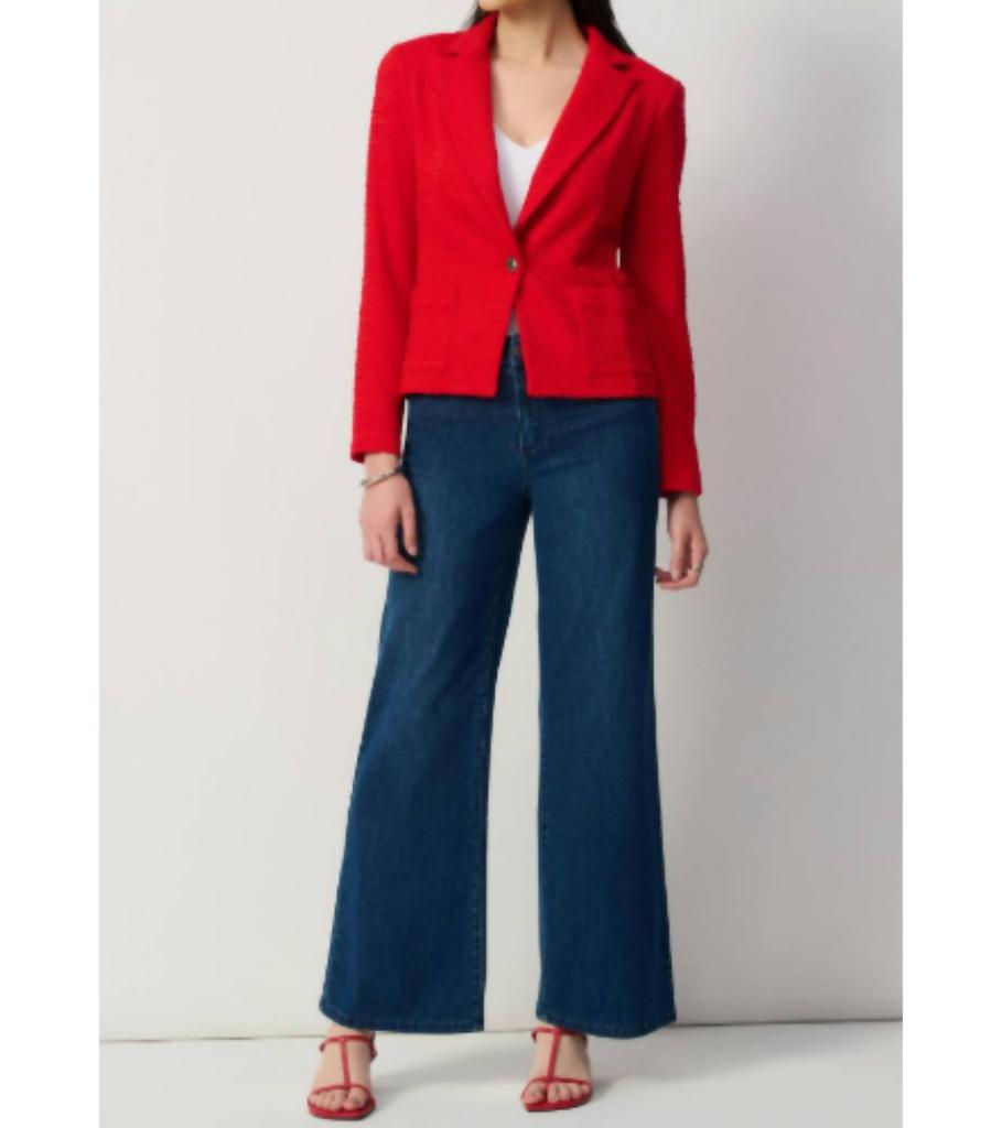 JOSEPH RIBKOFF Joseph Ribkoff - Boucle Fitted Blazer