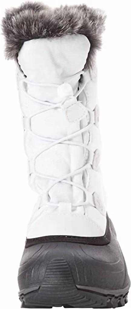 Kamik Kamik - Women's Momentum Pull On Rounded Toe Waterproof Fur Trim Ankle Snow Boots 2