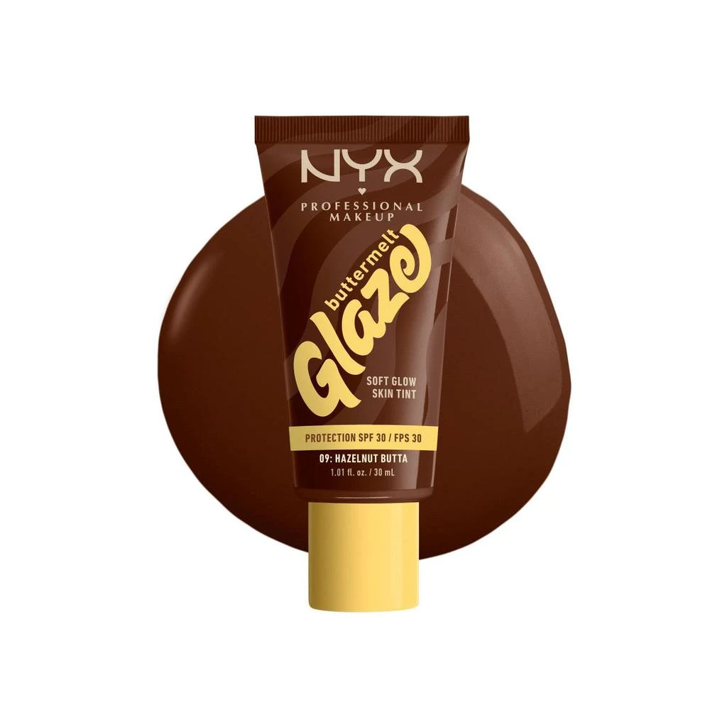 Octopus x Nyx Buttermelt Glaze Tint, Fond De Teint Spf30 Jusqu'À 12H De Tenue, Vanilla Bean Butta 3