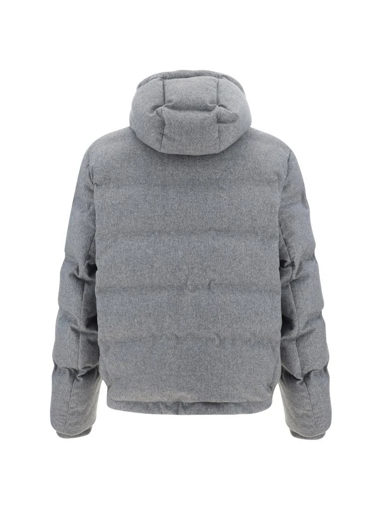 Brunello Cucinelli Brunello Cucinelli Quilted Zipped Hooded Down Jacket 2