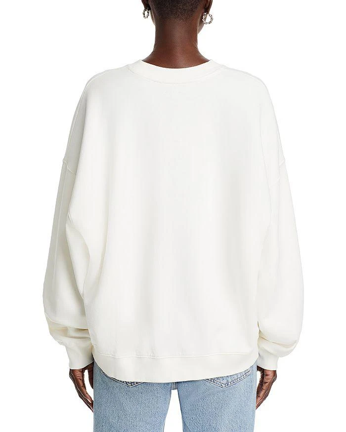 ANINE BING Miles Varsity Letter Oversized Sweatshirt 3