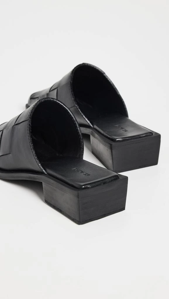 St Agni Woven Mules 3