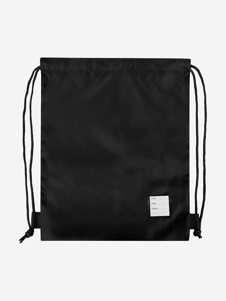 Zeco Schoolwear Zeco Kids School Premium Printed PE Bag in Black (40cm)