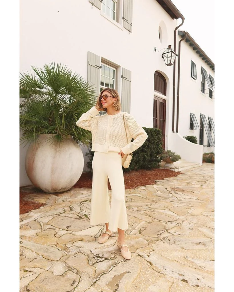 Splendid Spl X CJ Open Stitch Cardigan Sweater 5