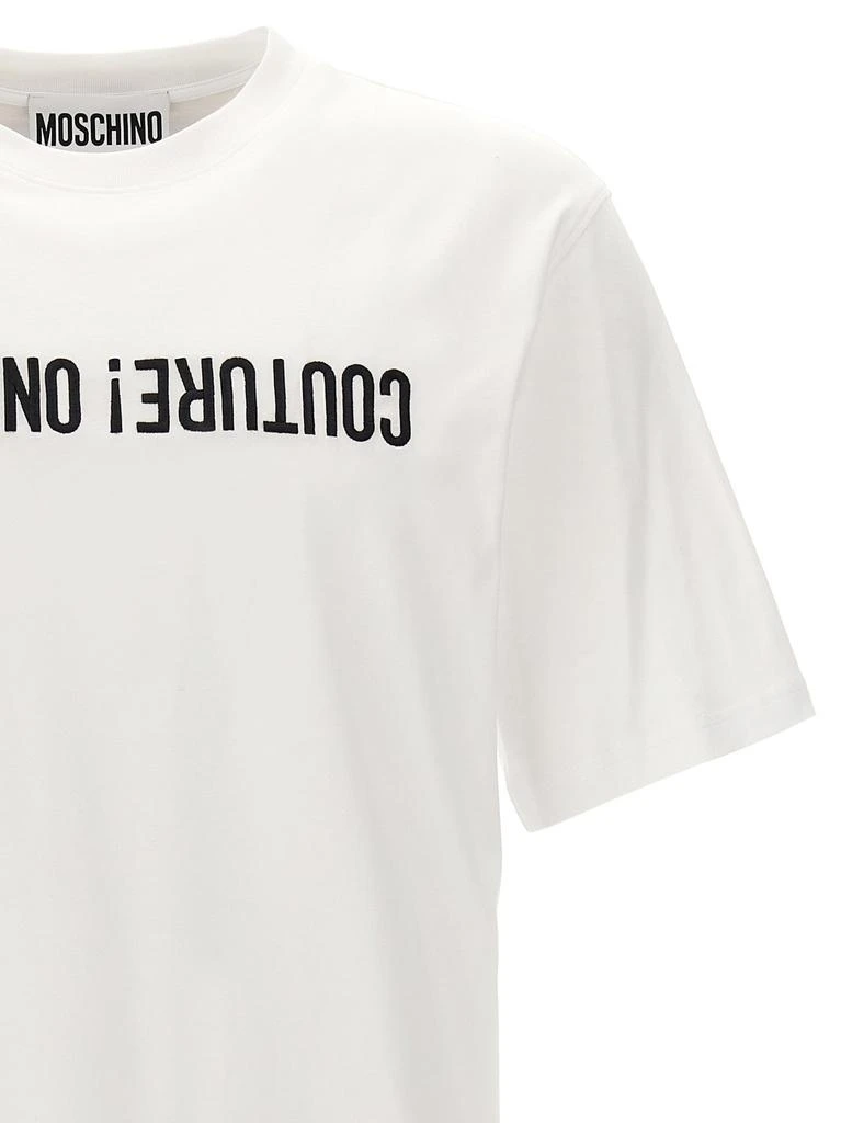 Moschino Moschino Logo Embroidered Crewneck T-Shirt 3