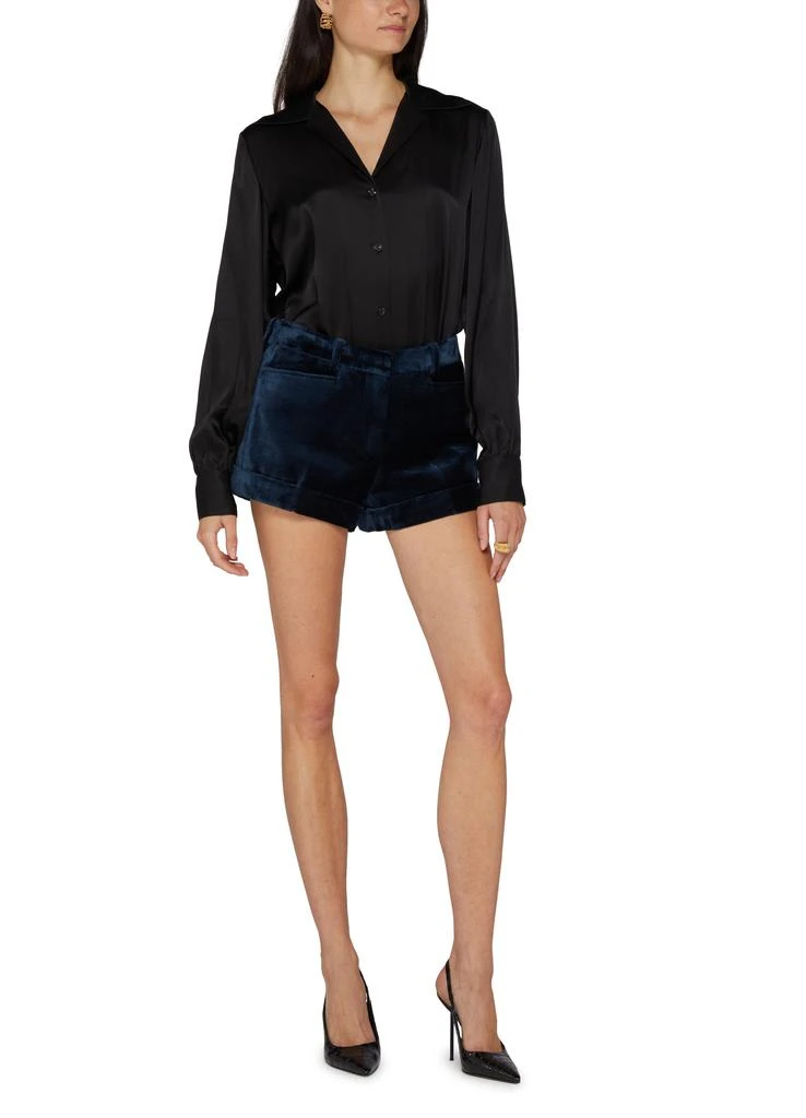 Tom Ford Slubbed velvet shorts 6