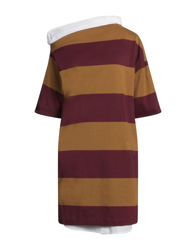 ワンピース DRIES VAN NOTEN DRESS WITH BELT AND KHAKI GREEN PRINT Dries Van Noten Dress With Belt And Khaki Green Print In