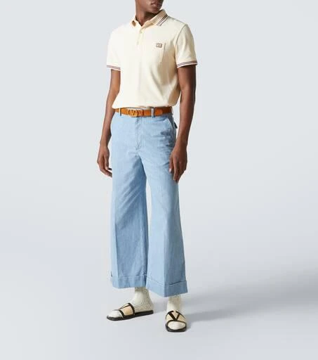 Valentino VLogo leather slides 2