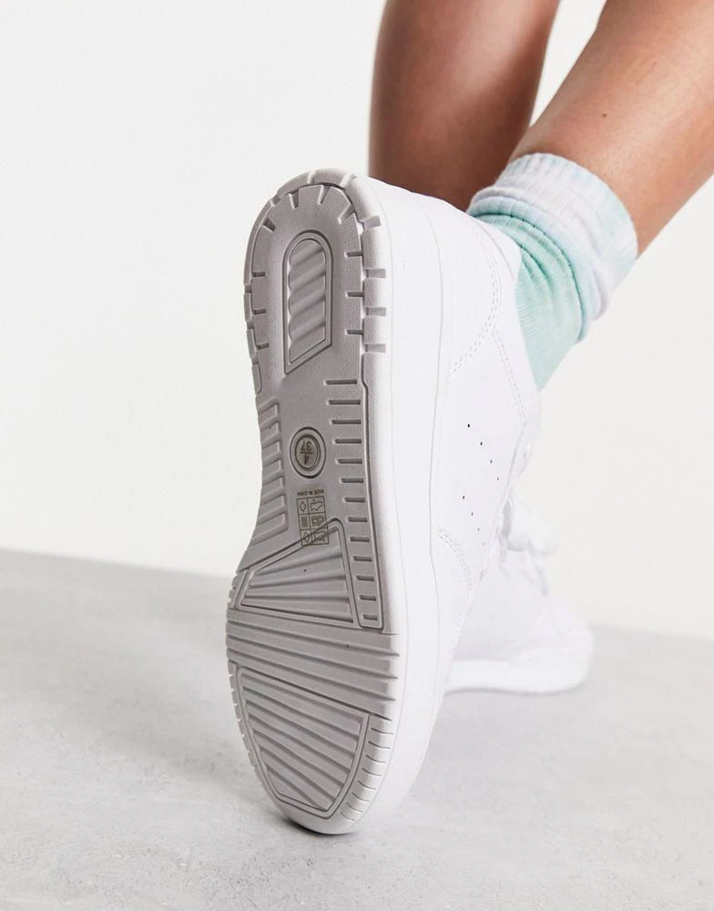 Truffle Collection Truffle Collection Wide Fit chunky trainers in white 3