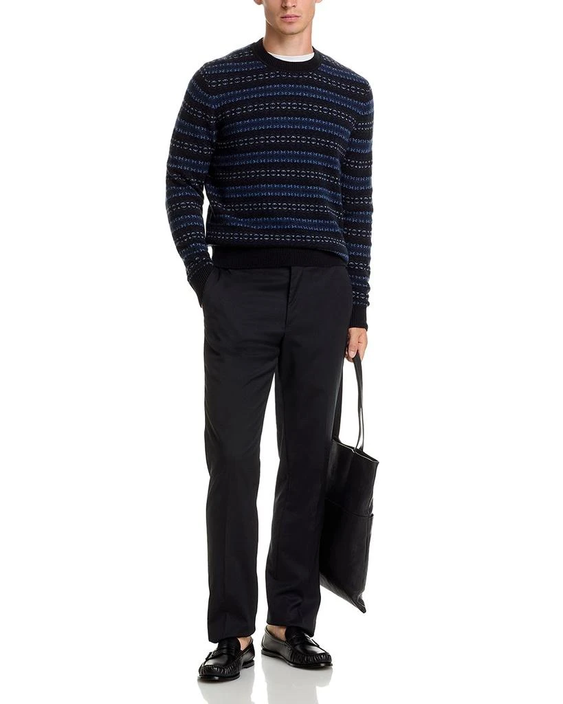 The Men
s Store at Bloomingdale
s Fair Isle Striped Cashmere Sweater - Exclusive 2