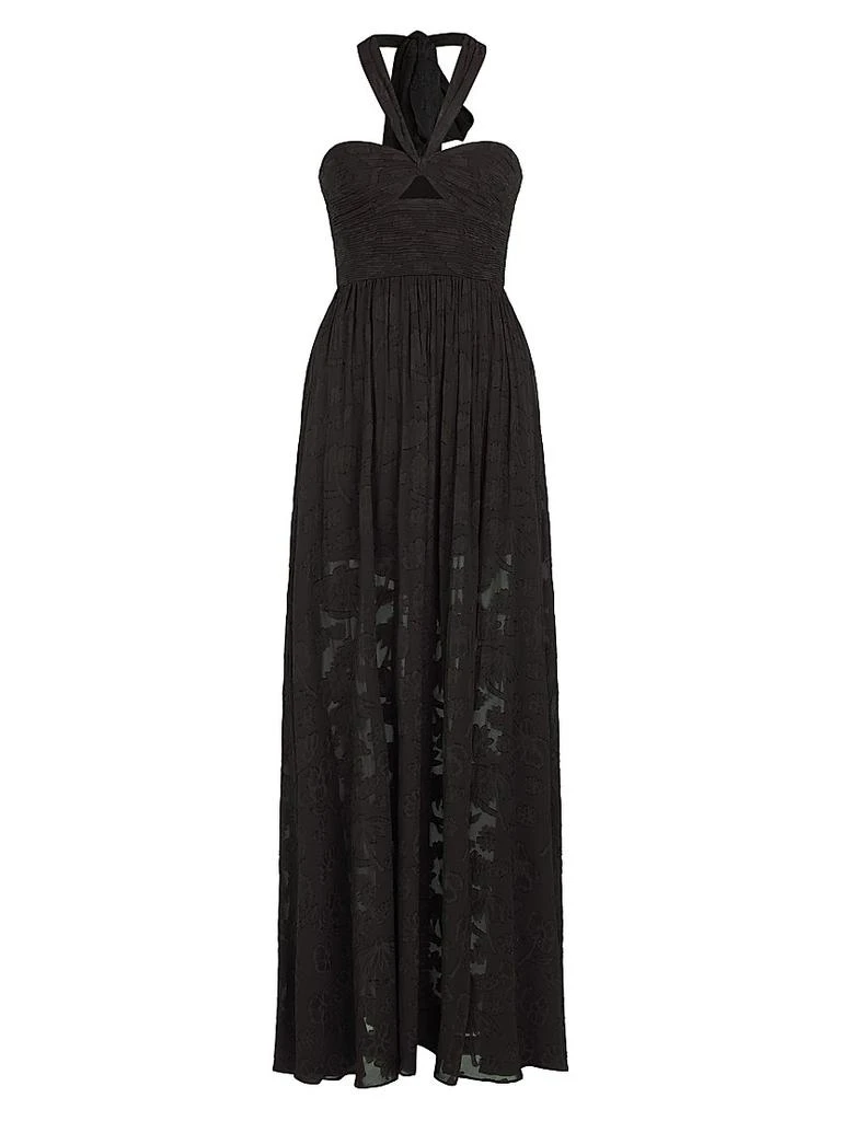 AMUR Lilyana Halter Maxi Dress 1