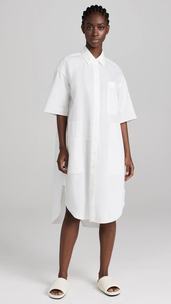 Lee Mathews Poplin Short Sleeve Shirt Dress 6