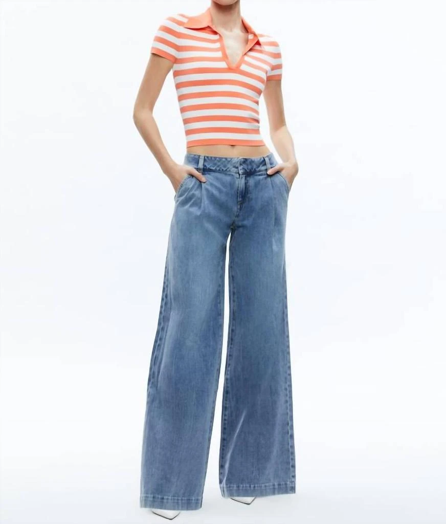 Alice + Olivia Alice + Olivia - Martha Striped Polo 4