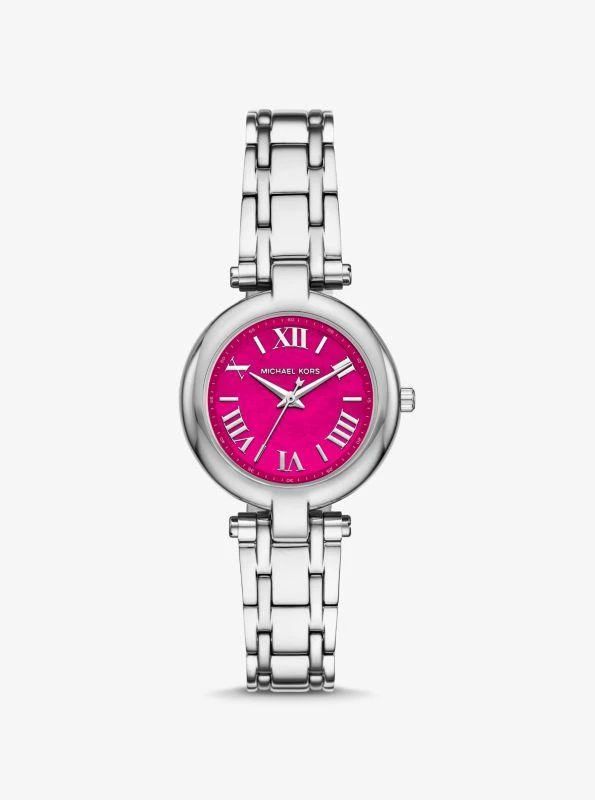 Michael Kors Mini Laney Silver-Tone Watch 1