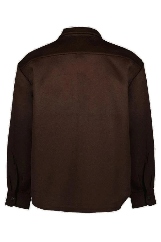 Prada Prada Triangle Logo-Patch Shirt 2