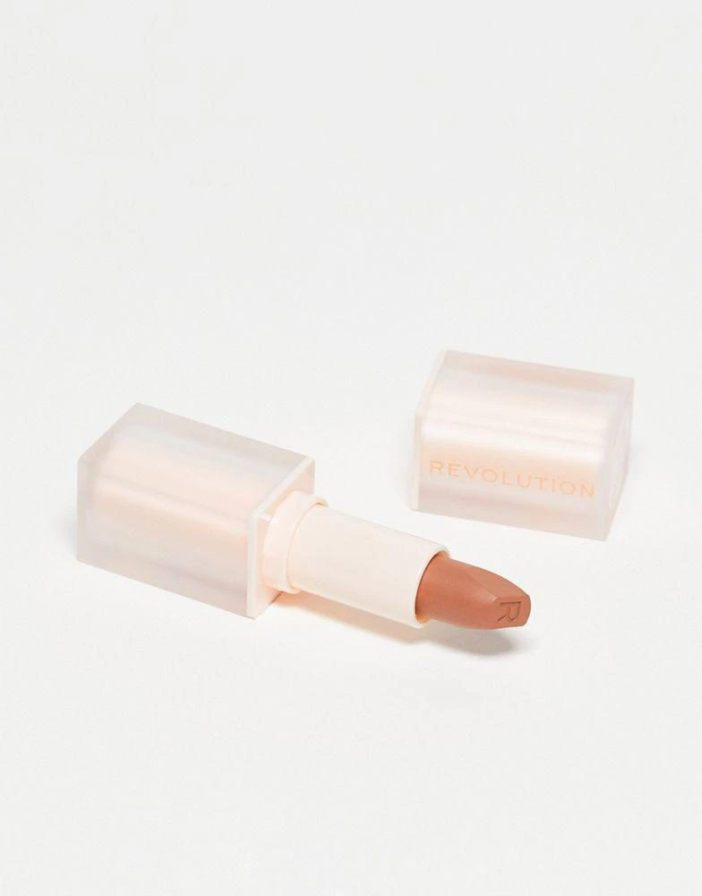 Revolution Revolution Lip Allure Soft Satin Lipstick Divine Brown 3