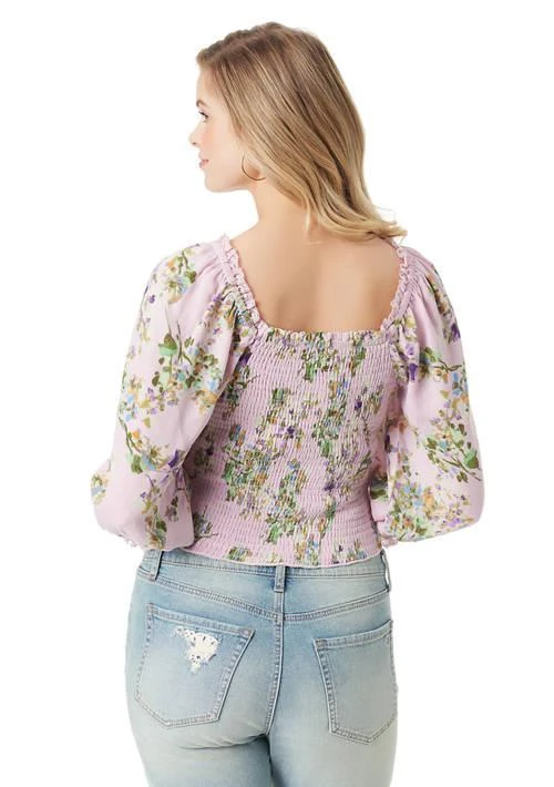 Jessica Simpson Simpson Illona Long Sleeve Printed Blouse 2