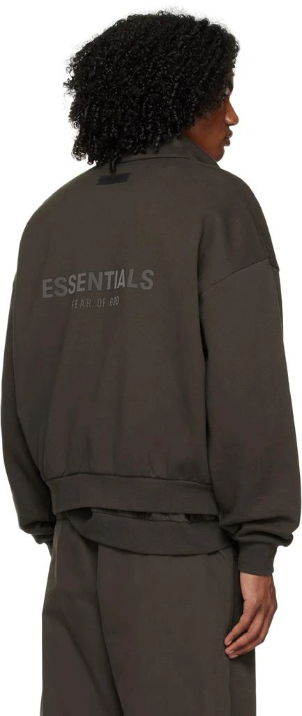 Fear of God ESSENTIALS Gray Full Zip Jacket 3