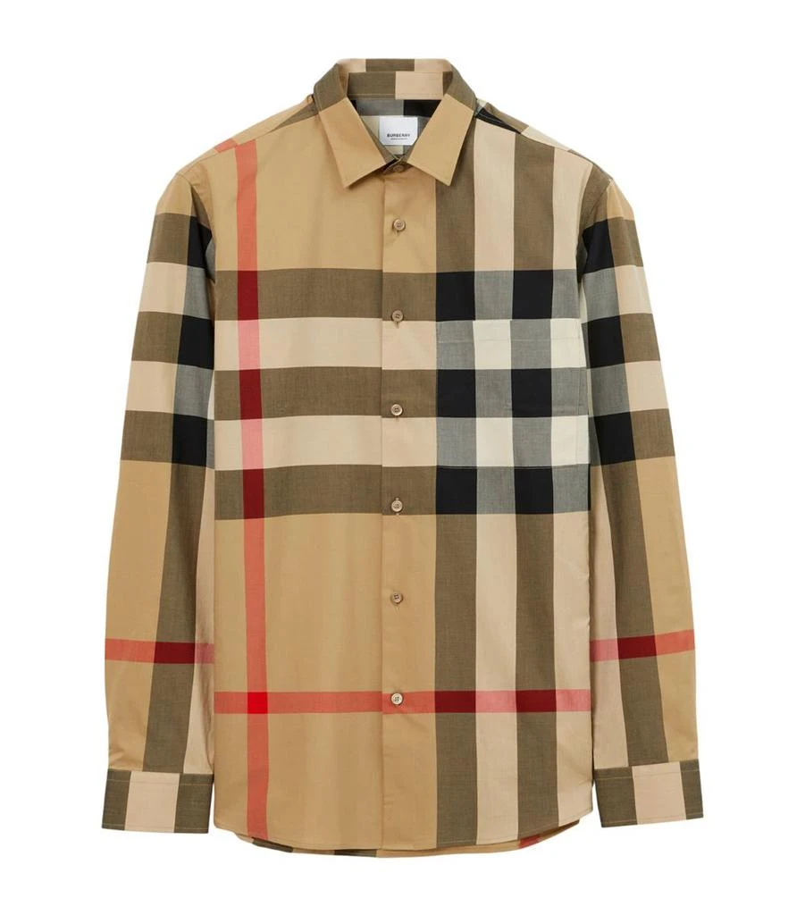 Burberry Check Slim Shirt 1