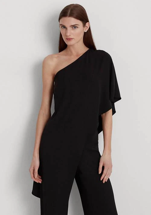 Ralph Lauren Ralph Lauren Cape Georgette One Shoulder Jumpsuit 4