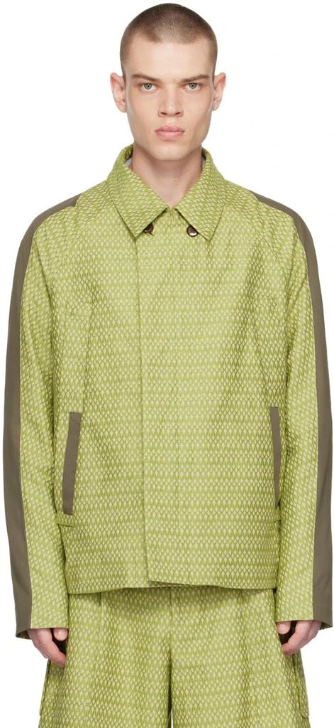 Kiko Kostadinov Green Tonkin Jacket 1