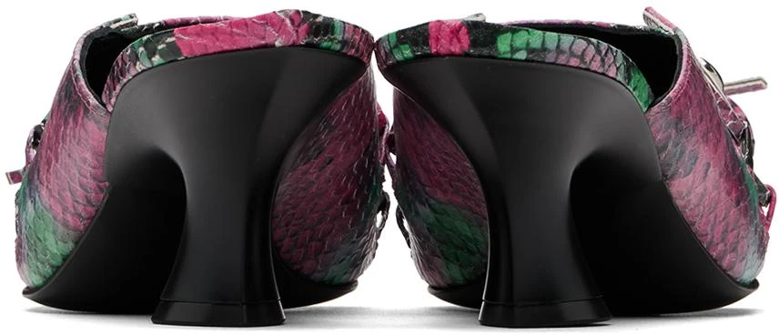 Acne Studios Multicolor Lace-Up Mules 2