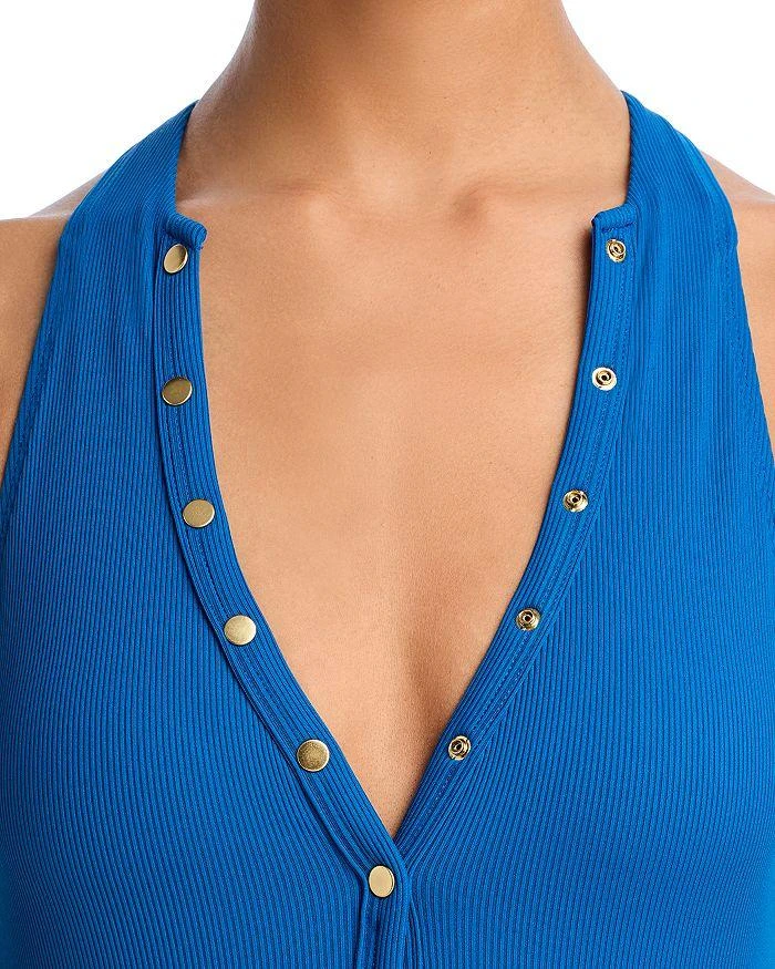 Robin Piccone Amy V Neck One Piece Swimsuit 4