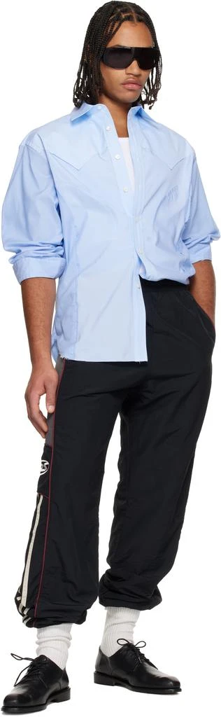 Martine Rose Black & Gray Hockey Track Pants 4