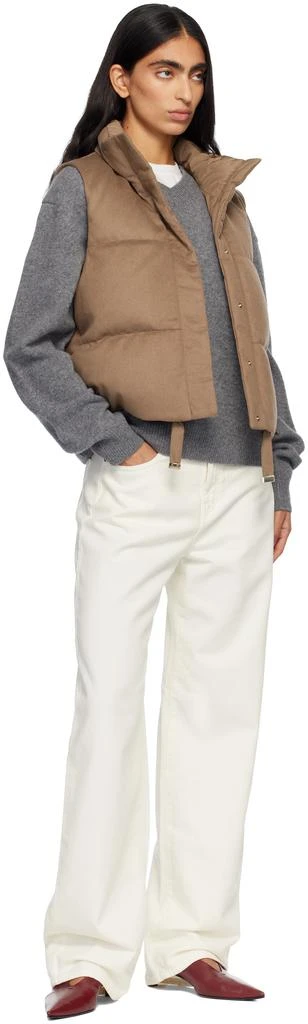 Max Mara Tan Dioniso Down Vest 4