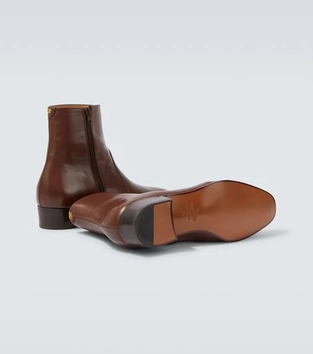 Valentino VLogo leather ankle boots 7