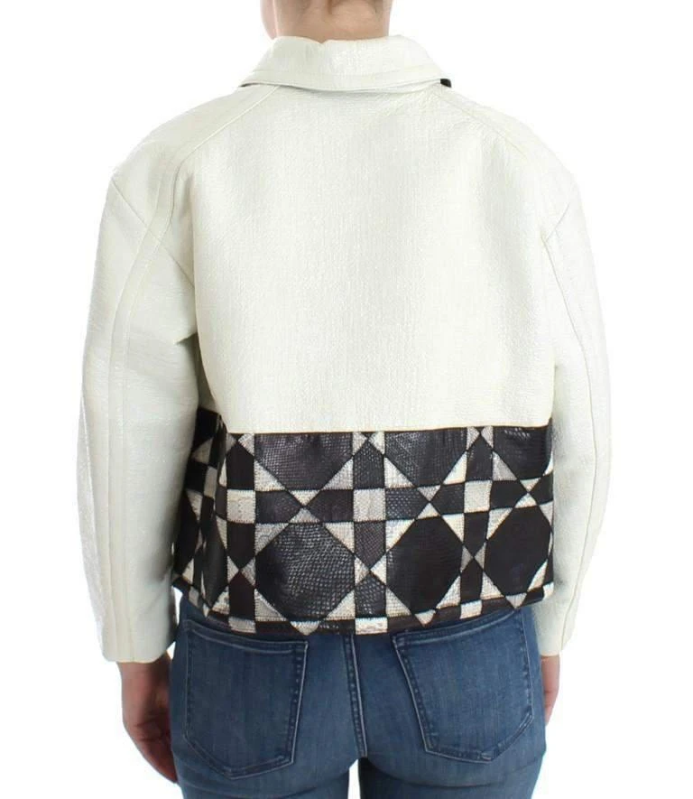 Andrea Pompilio Andrea Pompilio  Cropped Leather Jacket 3