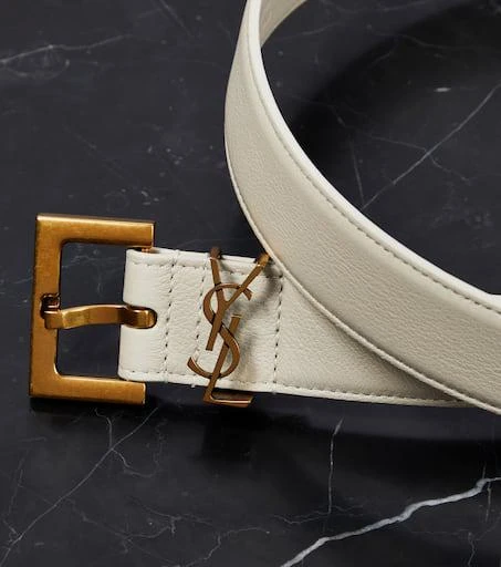 Yves Saint Laurent Cassandre leather belt 3