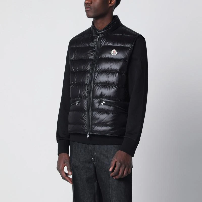 Moncler Gui packable padded vest black
