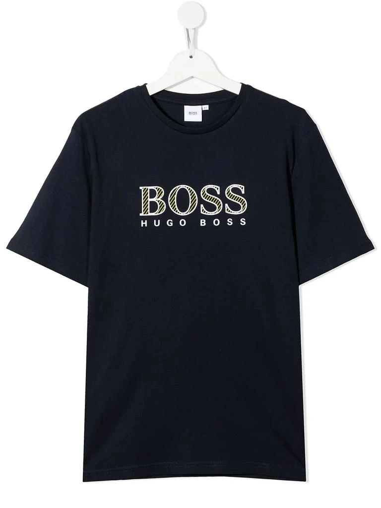 Hugo Boss TEEN logo-print cotton T-shirt - kids 1