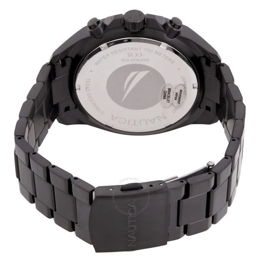 Nautica NCT Blue Sail Chronograph Quartz Black Dial Men's Watch NAPBSF408 3