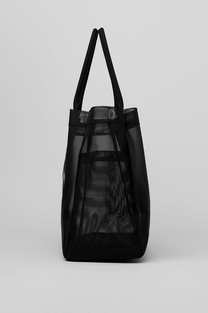 Alo Sheer Cross Body Bucket Bag - Black - Tote Bags - Free