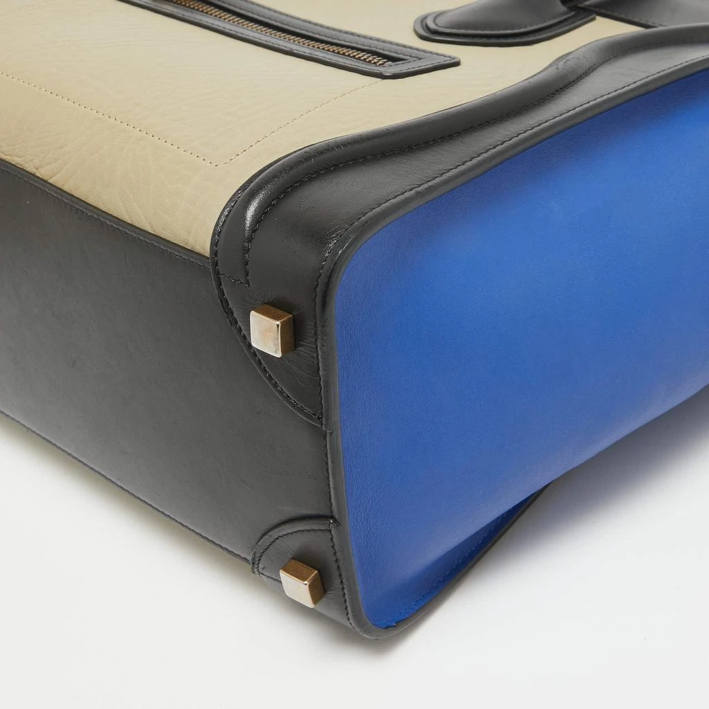 Celine Celine Tricolor Leather Micro Luggage Tote 20