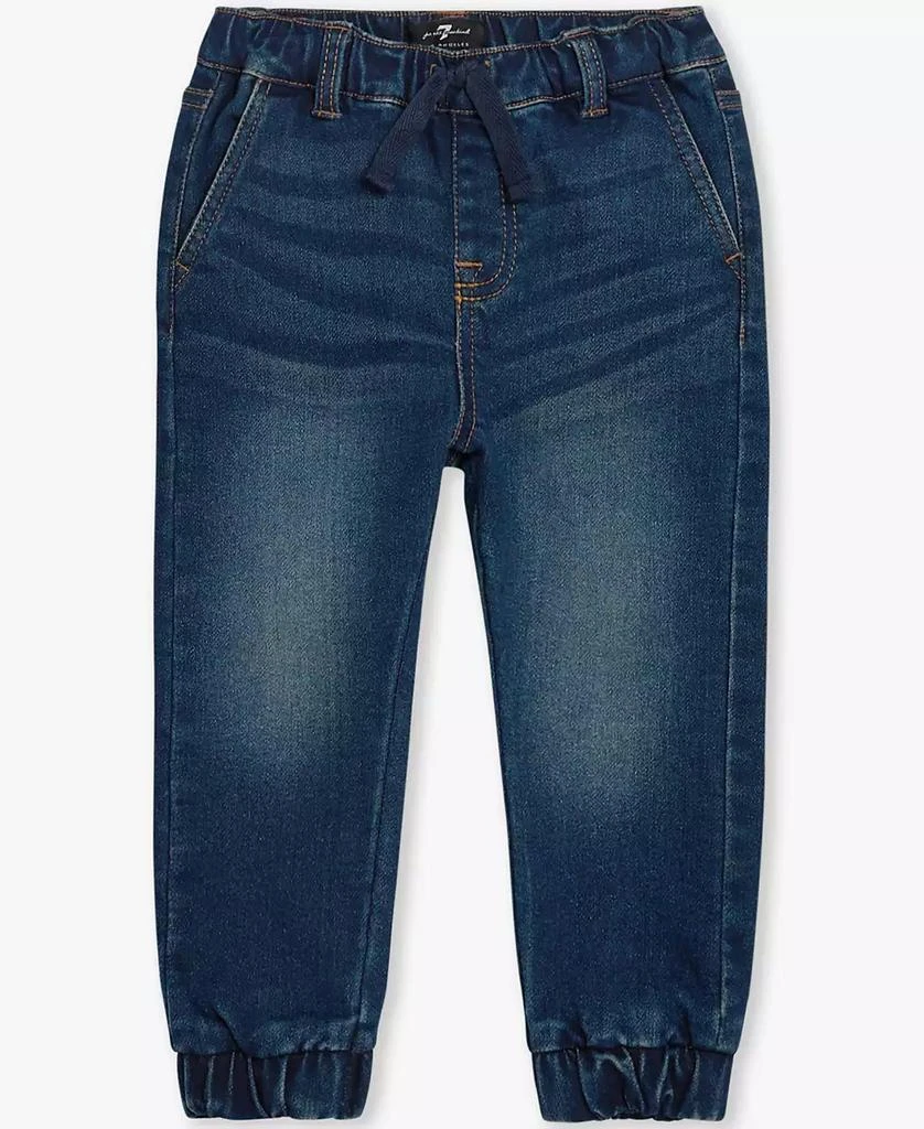 7 For All Mankind Baby Boys 2-Piece Sporty Polo Top and Jeans Set 3