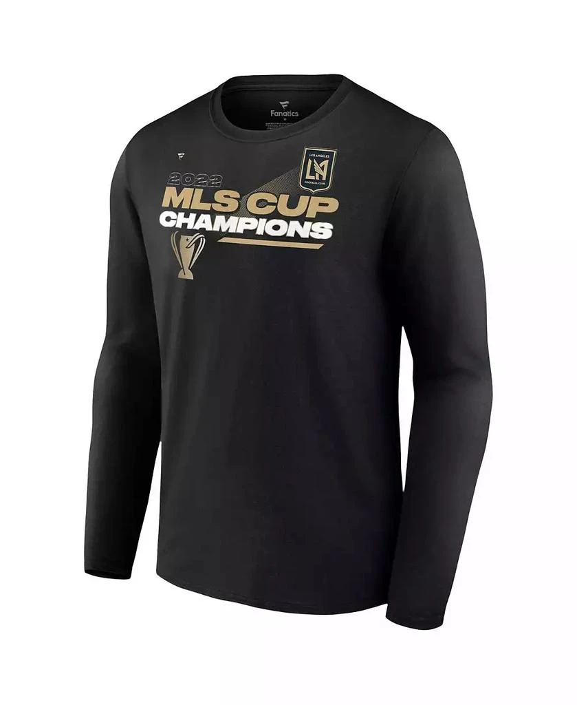 Fanatics Men's Black LAFC 2022 MLS Cup Champions Locker Room Long Sleeve T-shirt 3