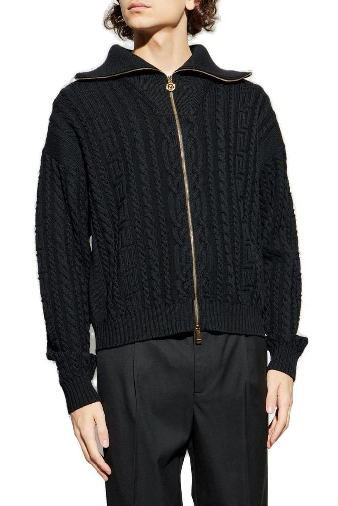 Versace Versace ZIp-Up Knitted Cardigan 2