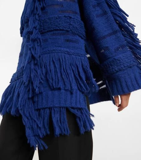 Stella McCartney Fringed alpaca wool-blend sweater 5