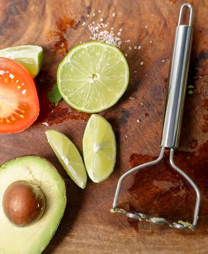 RSVP International Endurance 18/8 Stainless Steel 3x2x7" Avocado Masher 3