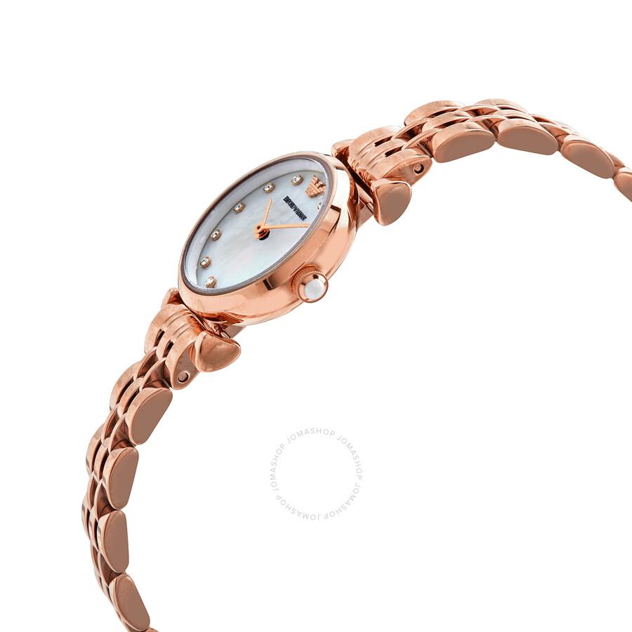 Emporio Armani Gianni T-Bar Quartz Crystal Ladies Watch AR11203